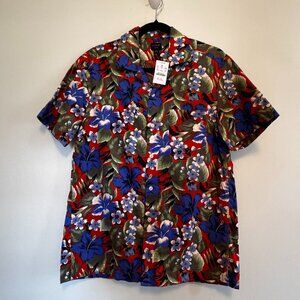 J.Crew  Printed Camp Collar Hawaiian Shirt – Size Medium - MB0268